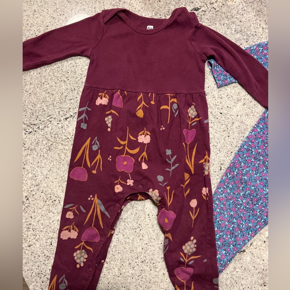 Tea Collection Rompers 12-18 Months - Picture 5 of 8